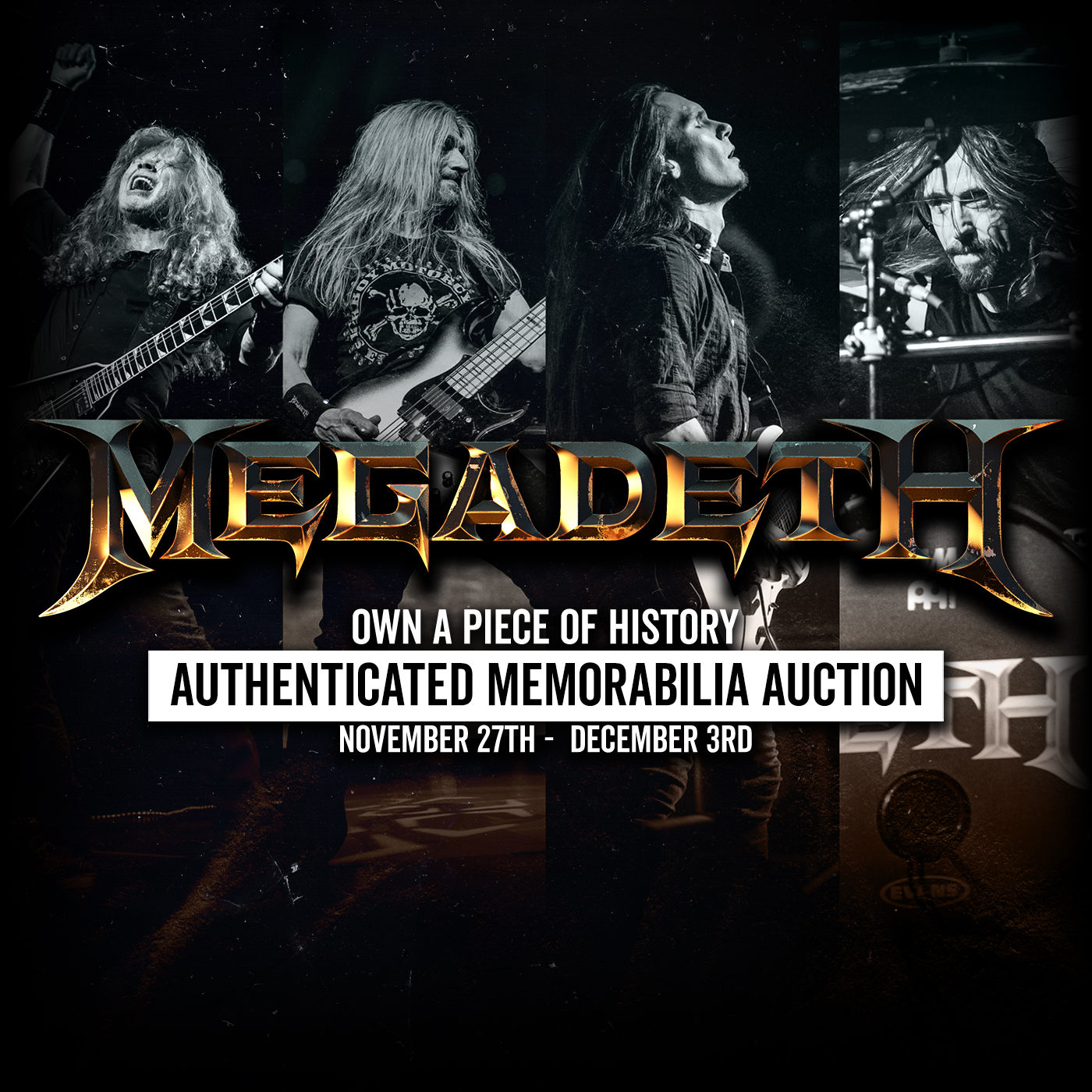 Megadeth Memorabilia Auction